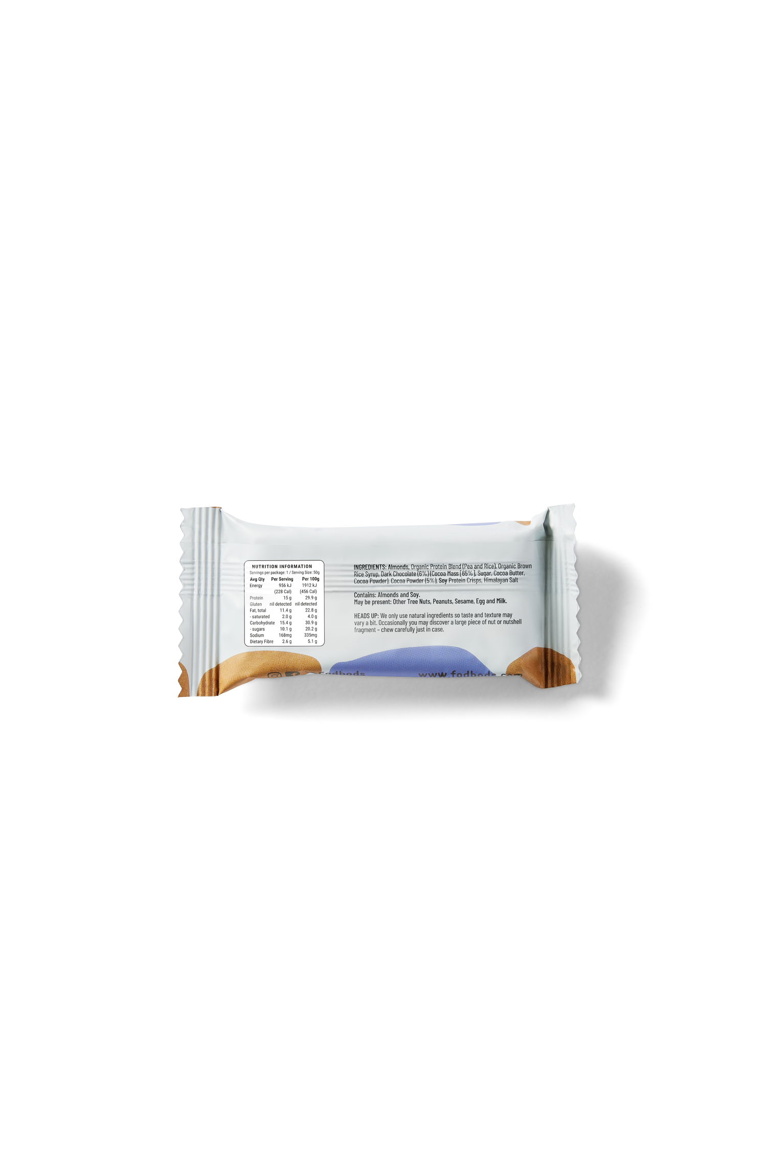 Low FODMAP Double Choc 50g Bars