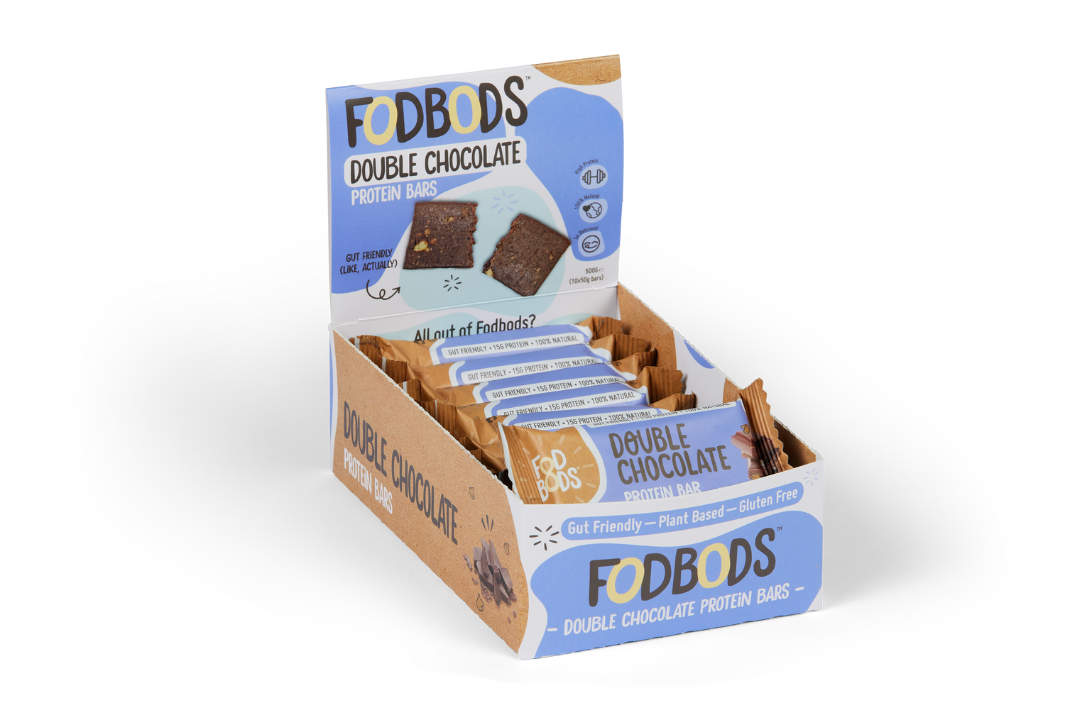 Low FODMAP Double Choc 50g Bars