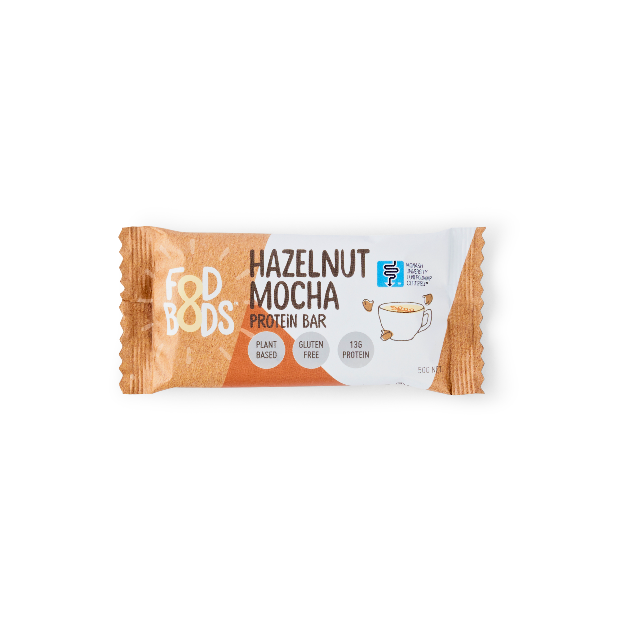 Low FODMAP HAZELNUT MOCHA 50g ThinkFoodie