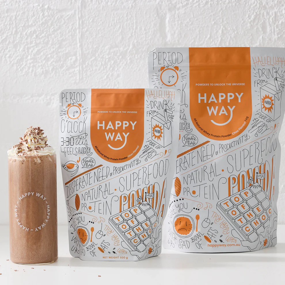 Happy Way Whey Protein Powder Chocolate
