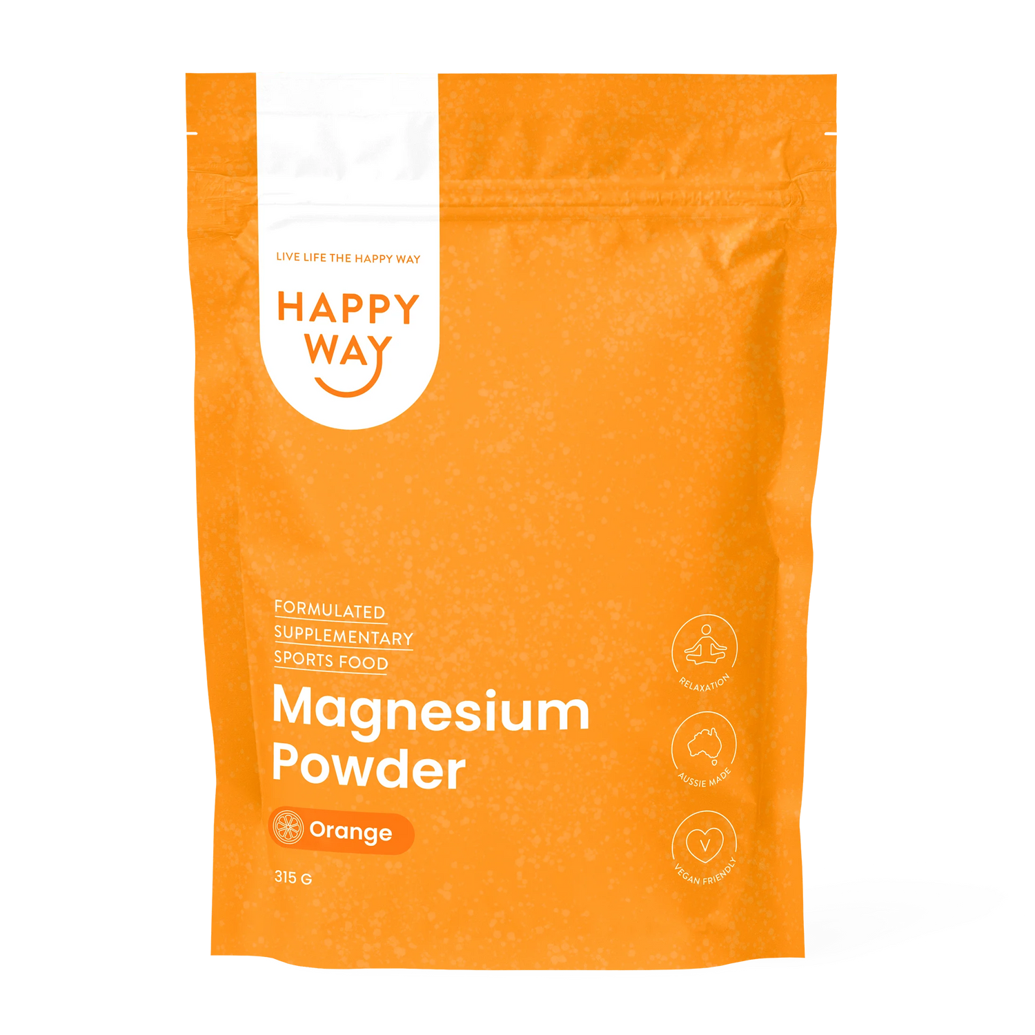 HAPPY WAY - Magnesium Powder (Orange) 315g
