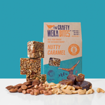 Crafty Weka Nutty Caramel Flavour Gluten Free Bite Size Snack bars