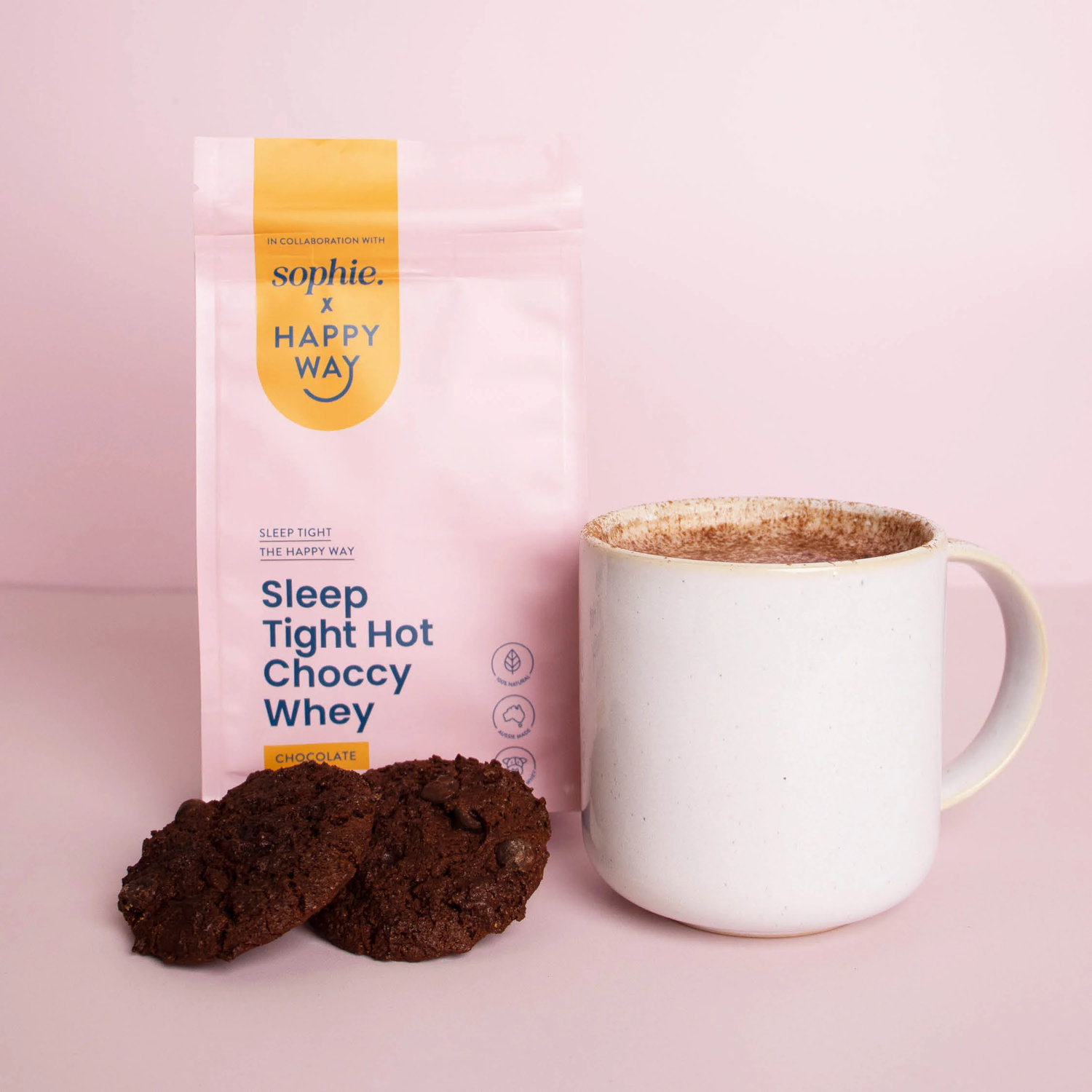HAPPY WAY - Sleep Tight Hot Choccy Dairy 200gm