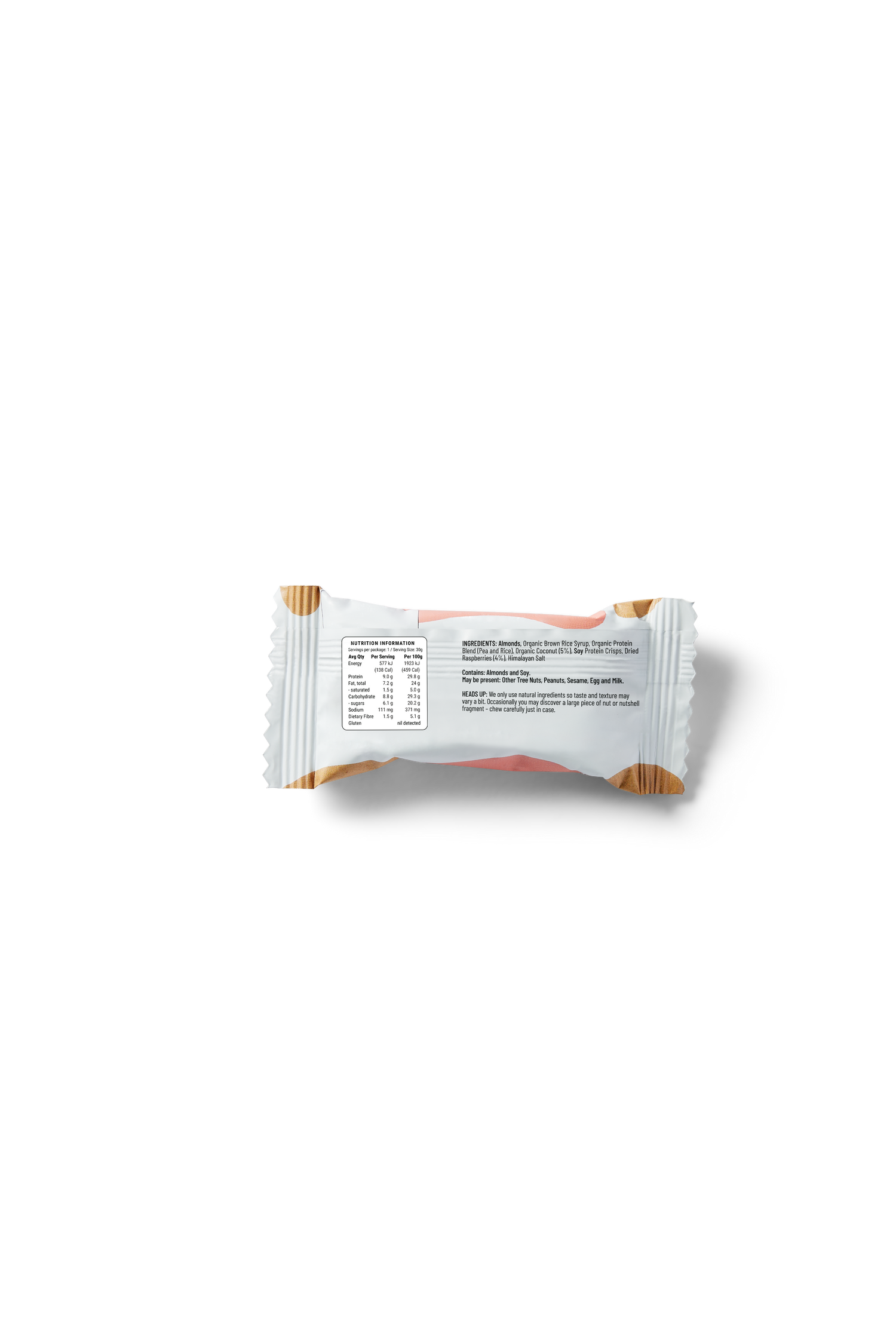 Low FODMAP Raspberry Coconut 30g