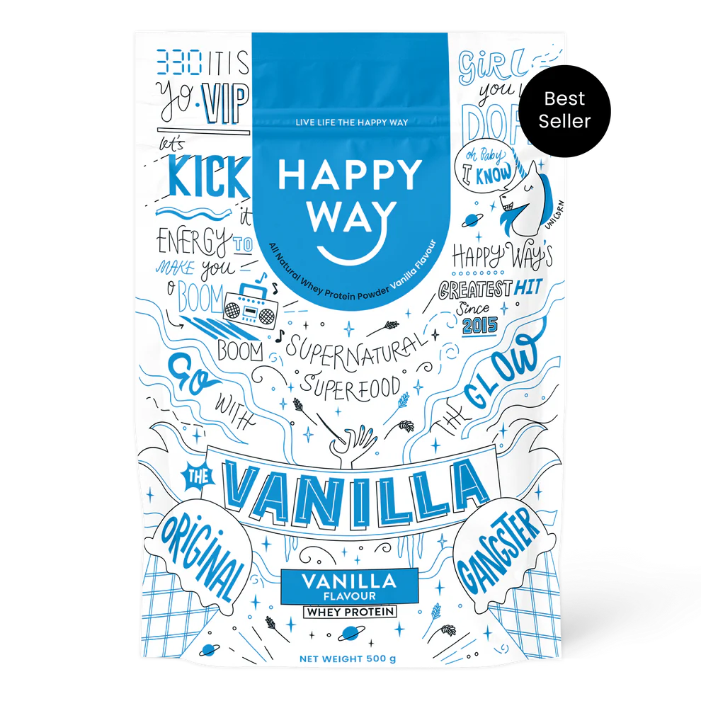 Happy Way Whey Protein Powder Vanilla