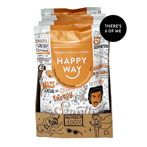 Happy Way Whey Protein Powder Salted Caramel 60 g