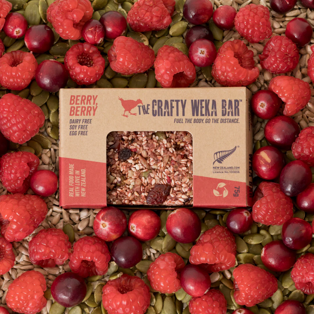Crafty Weka Bites Berry Berry Flavour Snack Bars