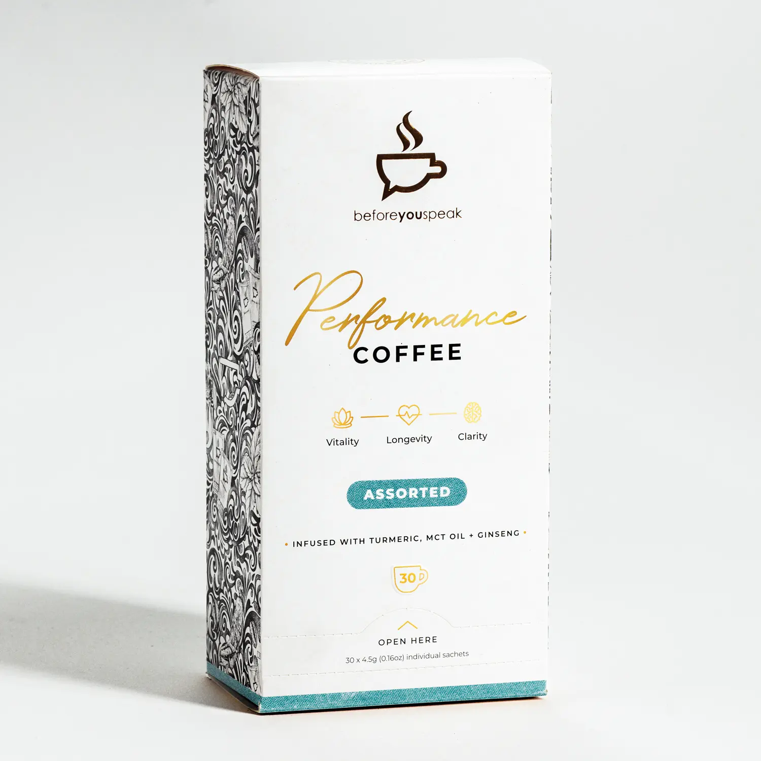 High Performance Coffee Assorted, 30 Sachets **Free Gift**