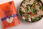 Mexican Bone Broth Rice by Love My Earth, 200g package, showing a bowl of flavorful seasoned rice with bone broth ingredients.