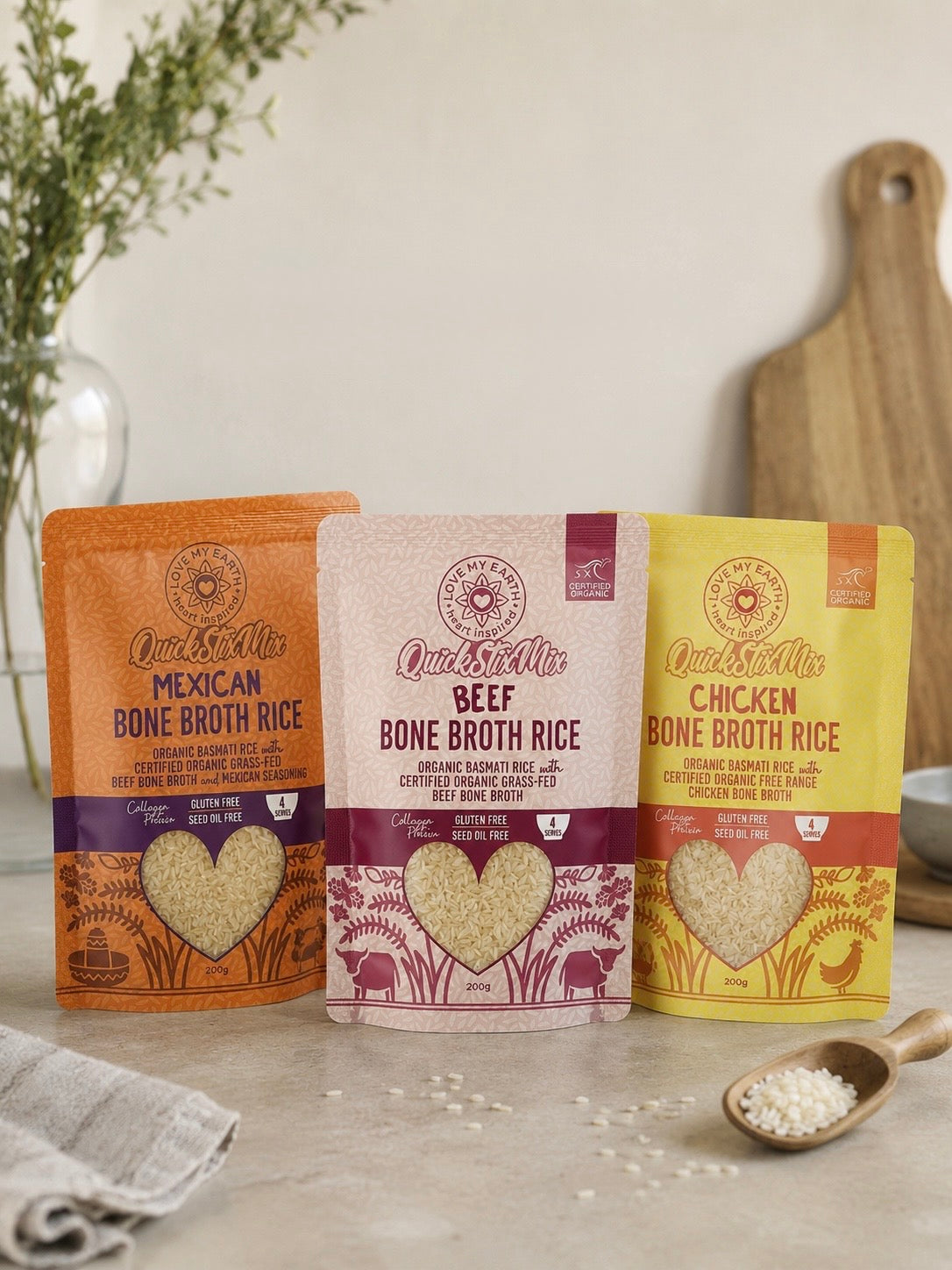 Bone Broth Rice Starter Pack