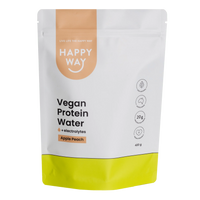 HAPPY WAY - VEGAN Protein Water Apple Peach 420g
