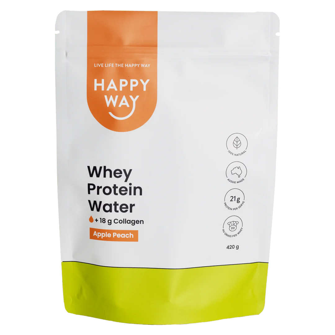 HAPPY WAY - Whey Protein Water Apple Peach 420g