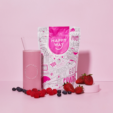 Happy Way Whey Protein Powder Berry 60 g