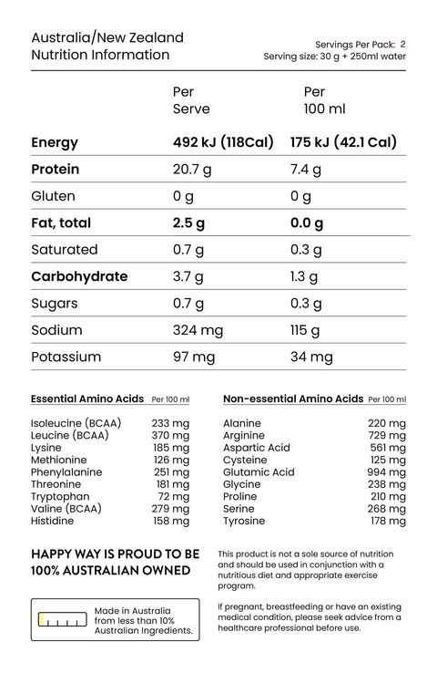 Vegan Protein Powder Cacao Mint Hemp 60 g