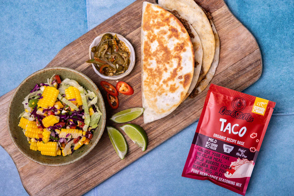 Taco Quick Stix Mix 55g - organic recipe base & seasoning