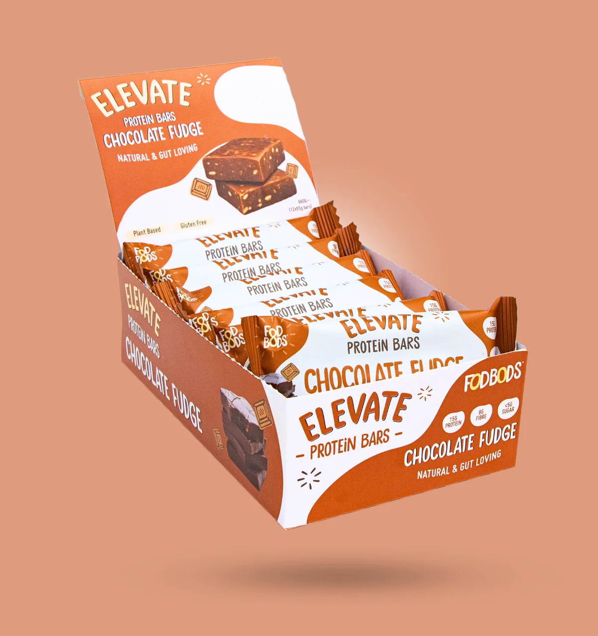 Chocolate Fudge ELEVATE Protein Bars 55g