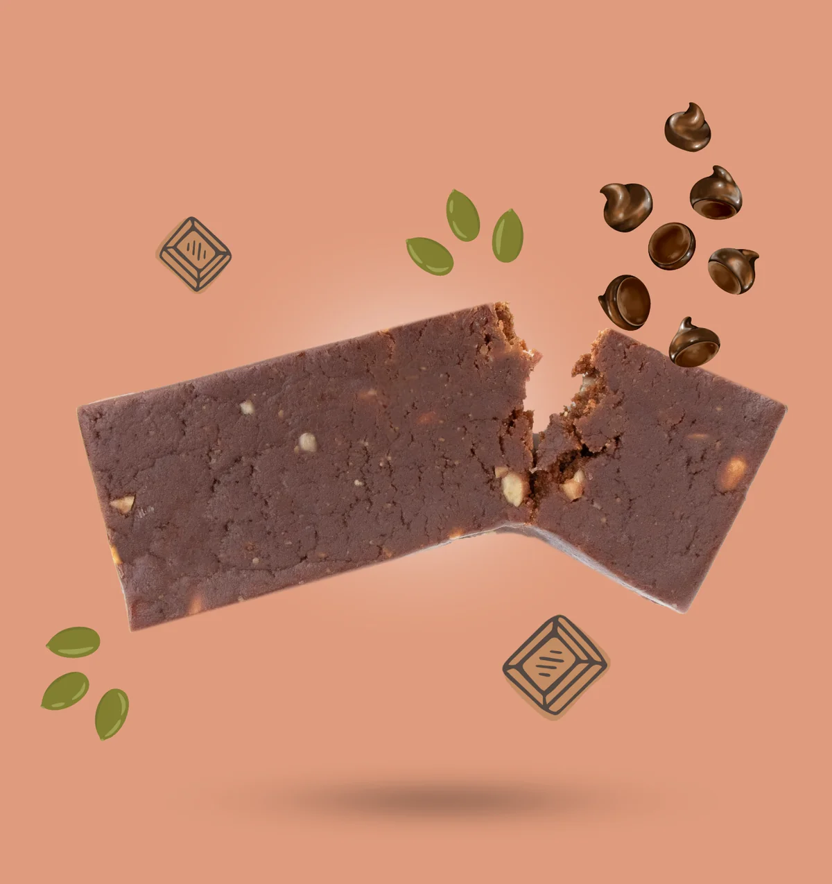 Chocolate Fudge ELEVATE Protein Bars 55g