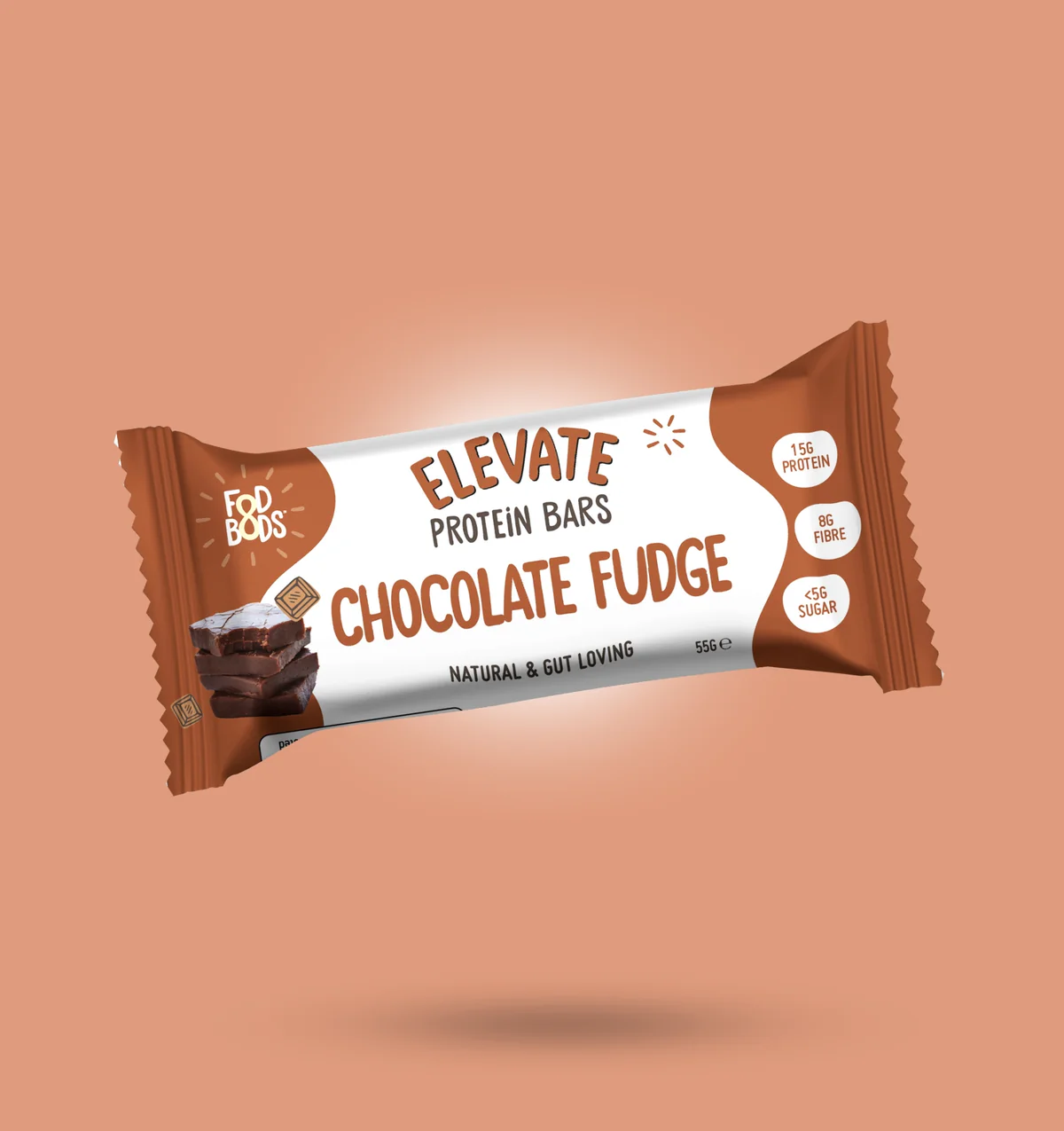 Chocolate Fudge ELEVATE Protein Bars 55g