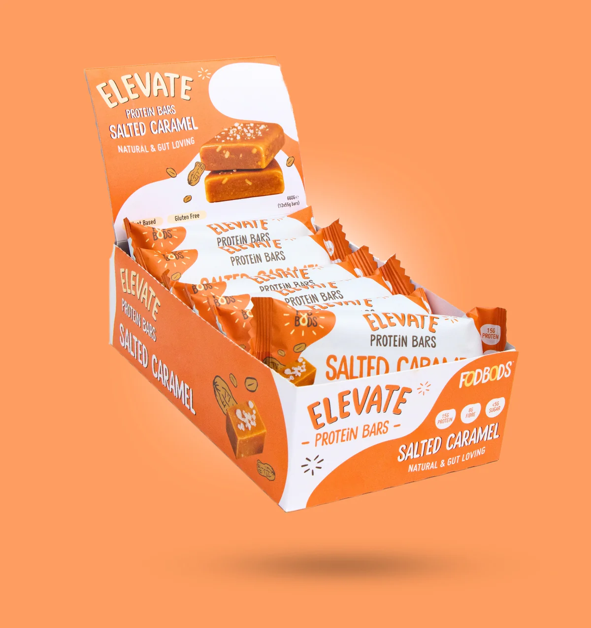 Salted Caramel ELEVATE Protein Bars 55g