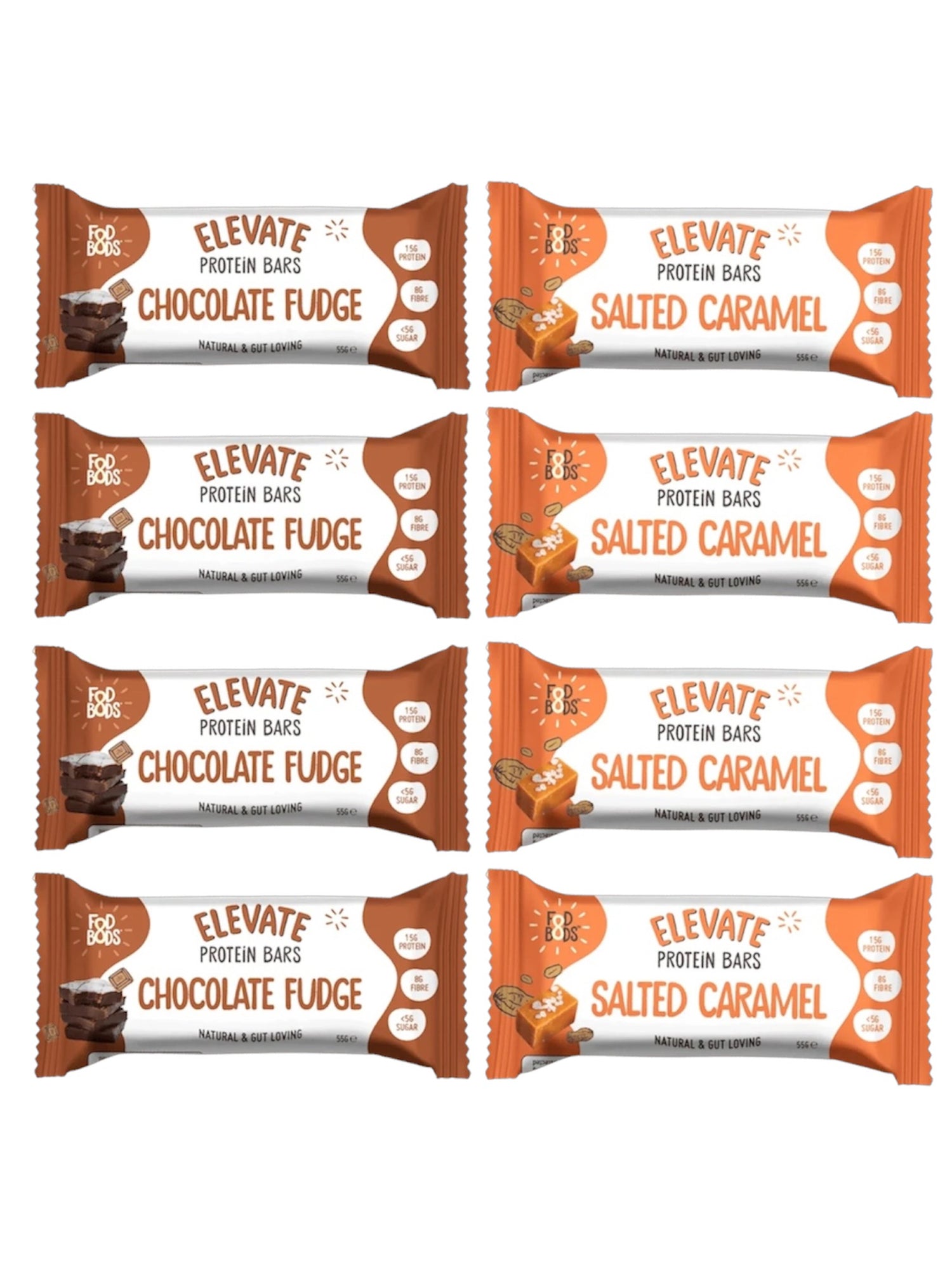 FODBODS Elevate Bar Bundle (8 x 55g)