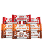 FODBODS Elevate Bar Max Bundle with assorted protein bars in branded packaging