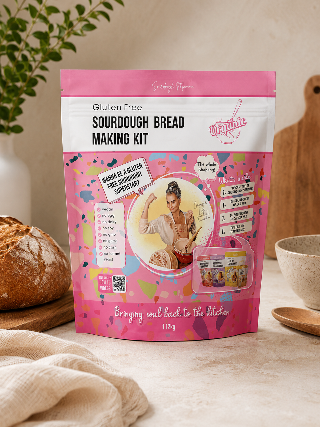 GLUTEN FREE SOURDOUGH BREAD MAKING KIT 1.1KG