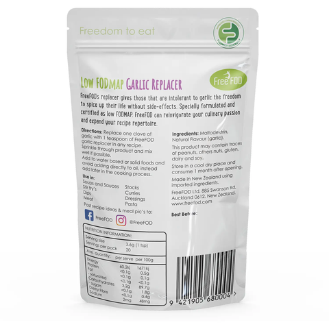 Low Fodmap Garlic Replacer