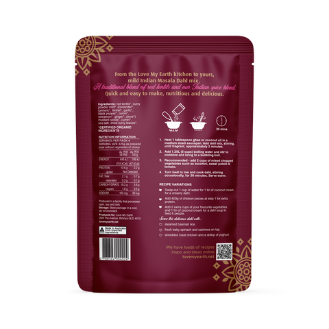 Organic Dahl Mix INDIAN MASALA