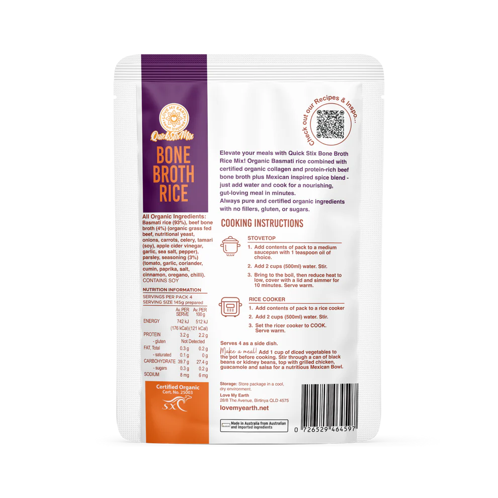 Bone Broth Rice - Mexican 200g