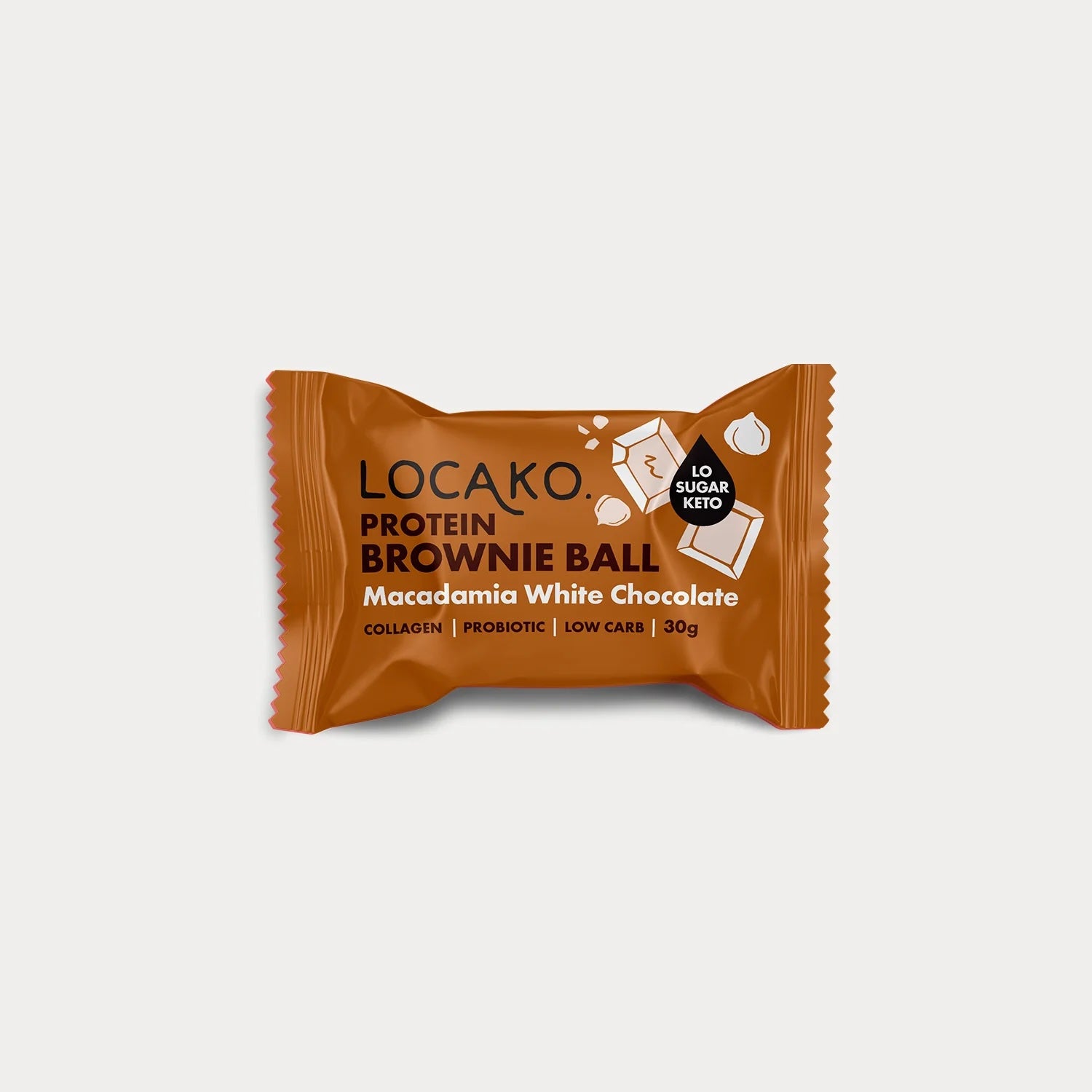 Locako | Brownie Ball Macadamia White Chocolate