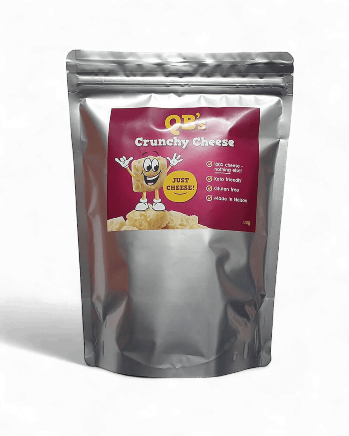 QB Snacks Just Cheese Crunchy Cheese – ThinkFoodie