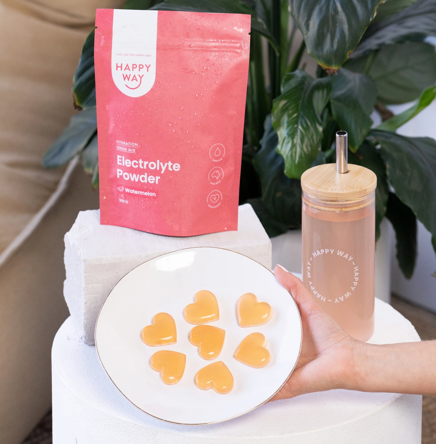 HAPPY WAY - Watermelon Electrolytes Powder 300g