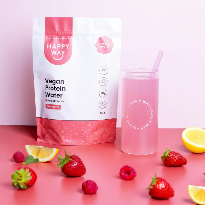 Sour Berry Protein Water Vegan 420g
