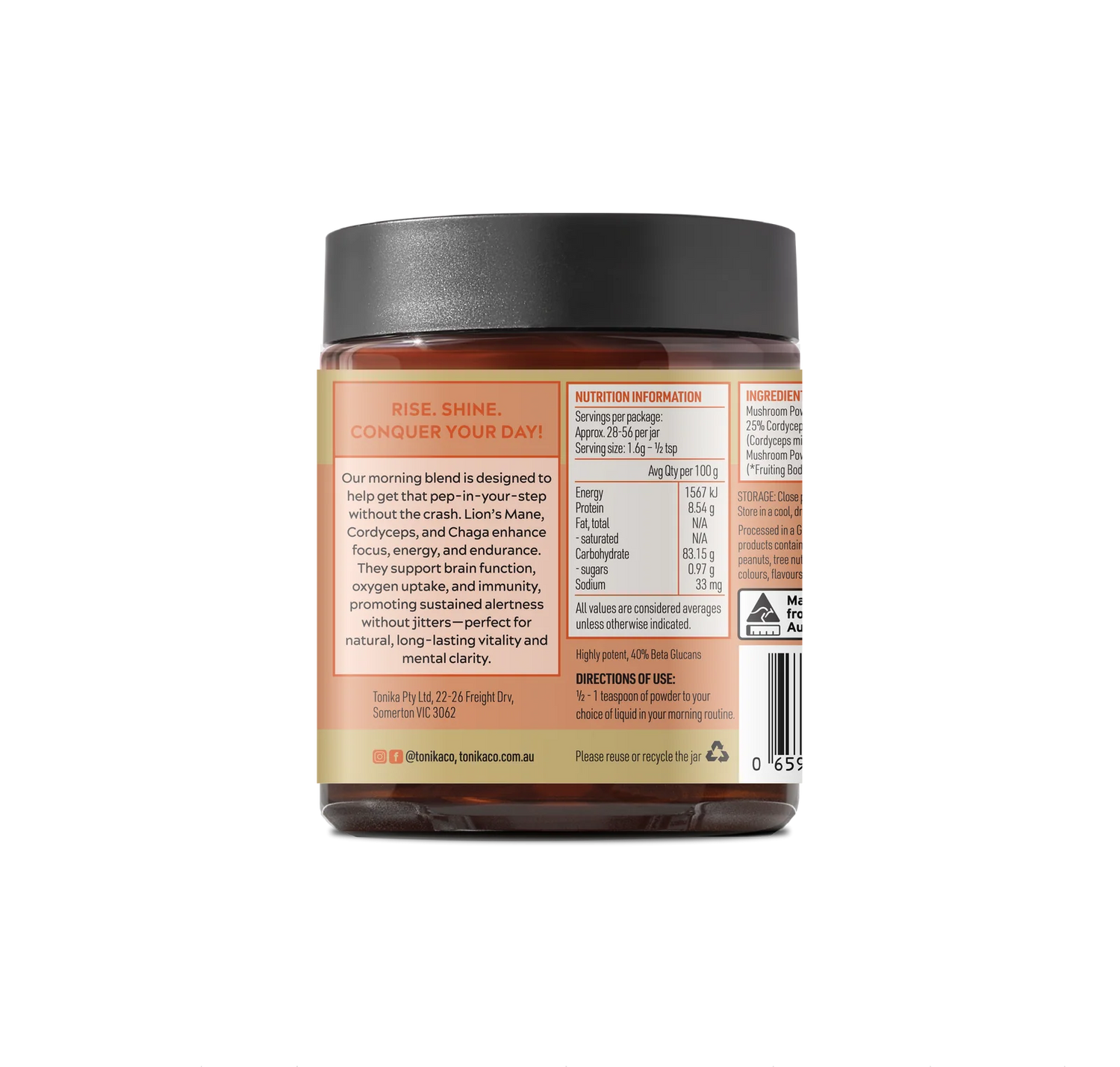 Organic Adaptogenic WAKE Powder