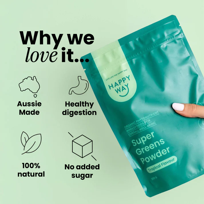 Happy Way Super Greens Powder 200g