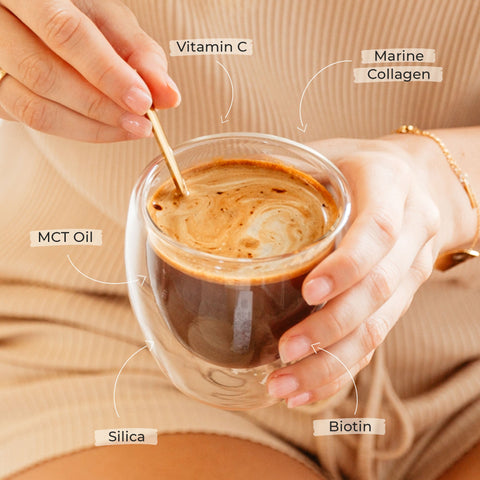 Before You Speak Collagen Coffee Glow Mocha, 7 Sachets