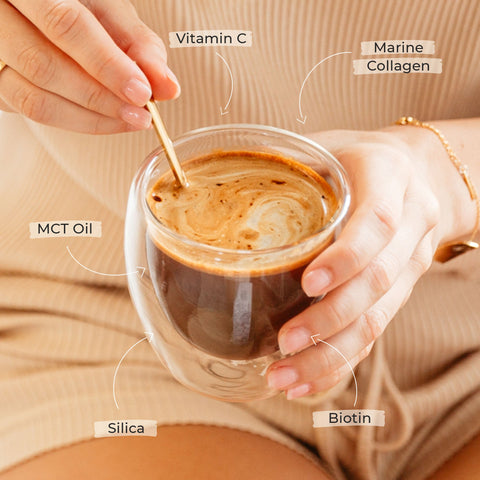 Collagen Coffee Glow Original, 7 Sachets