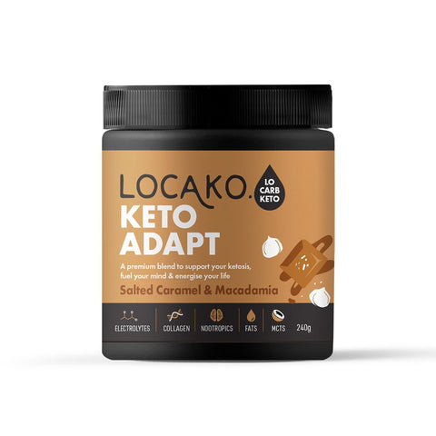 Keto Adapt - Salted Caramel Macadamia (240g) LOCAKO