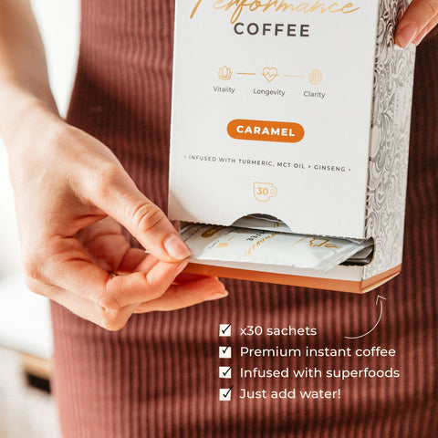 High Performance Coffee Caramel, 30 Sachets